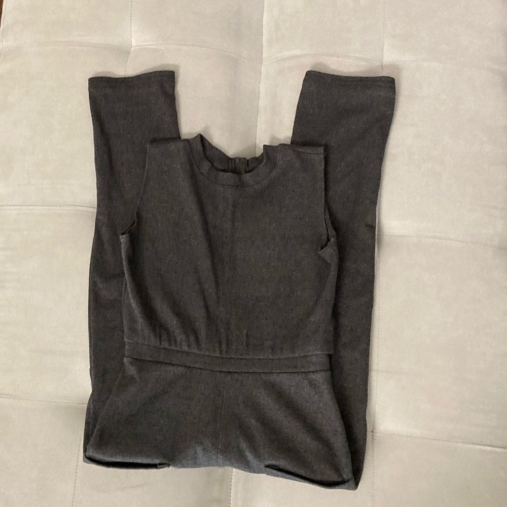 Missguided Sleeveless Jumpsuit zip back size 2